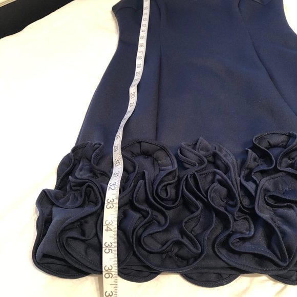 Donna Ricco Navy Dress Sz 8 - Picture 16 of 16